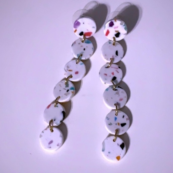 Lele Sadoughi circle garland drop earrings - Picture 2 of 3